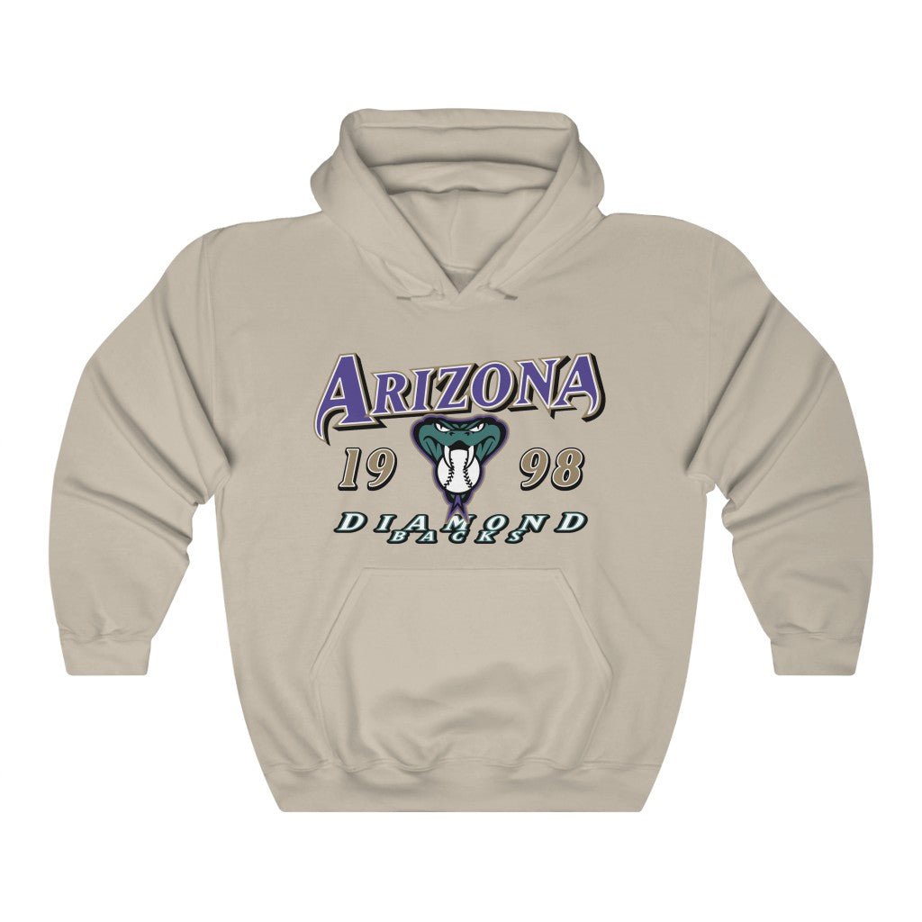 Arizona Diamondbacks Vintage 90's MLB Hoodie Sweatshirt Sport Shirt - Image 3