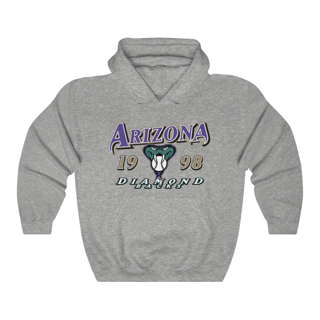 Arizona Diamondbacks Vintage 90's MLB Hoodie Sweatshirt Sport Shirt - Image 4