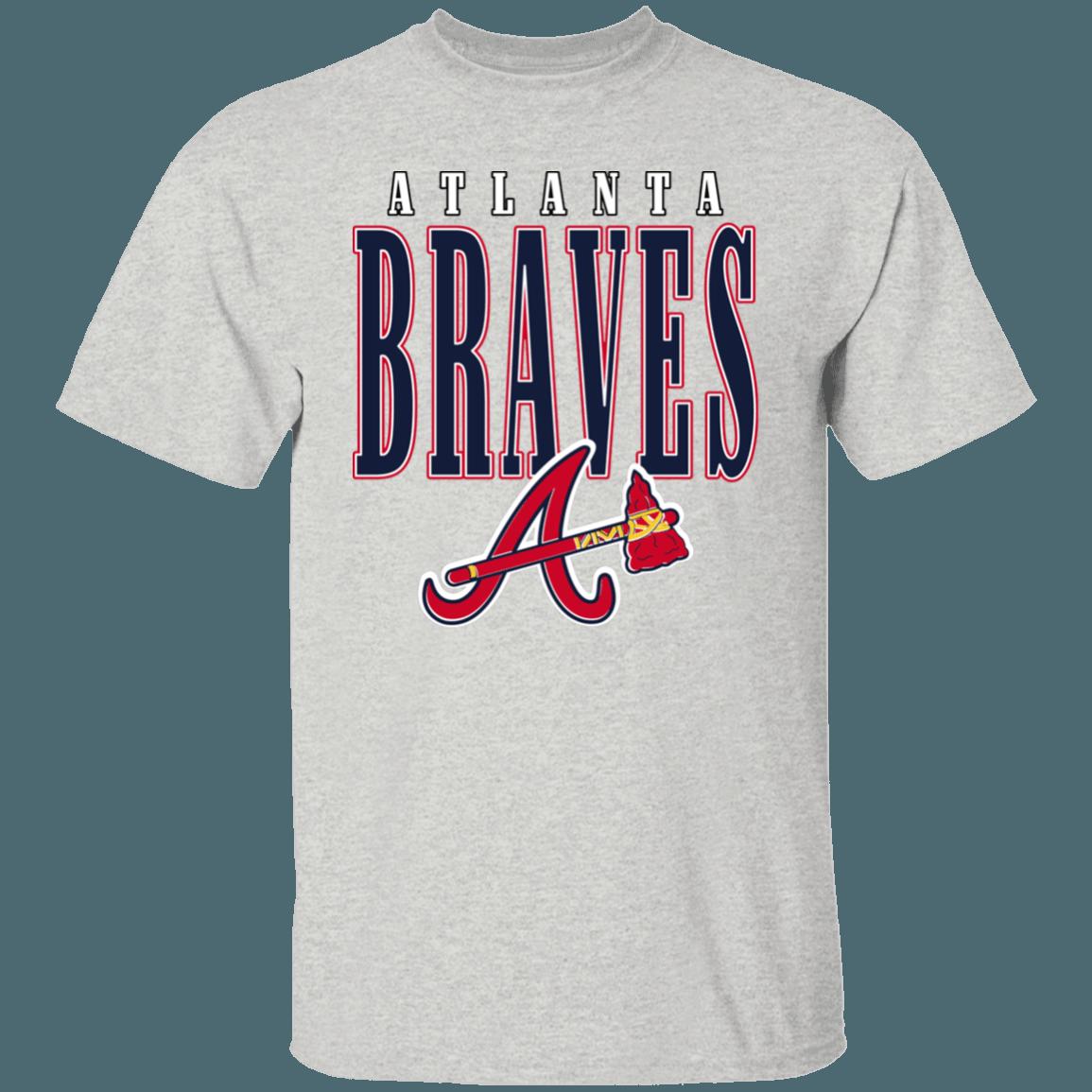Atlanta Braves Retro 1990's MLB T-Shirt Sweatshirt Hoodie Gifts for Baseball Fans