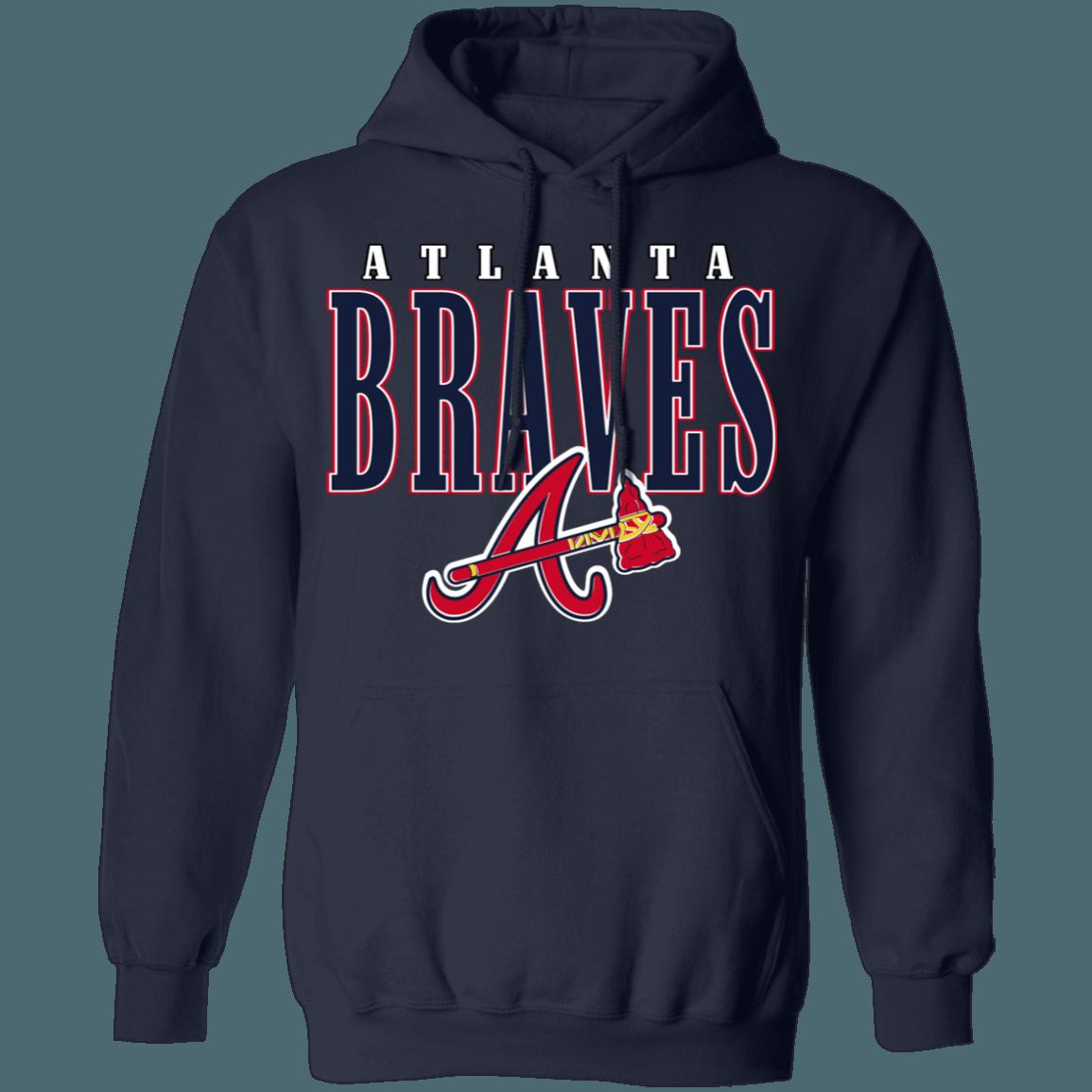Atlanta Braves TOMAHAWK Vintage MLB Hoodie Sweatshirt Shirt - Image 4