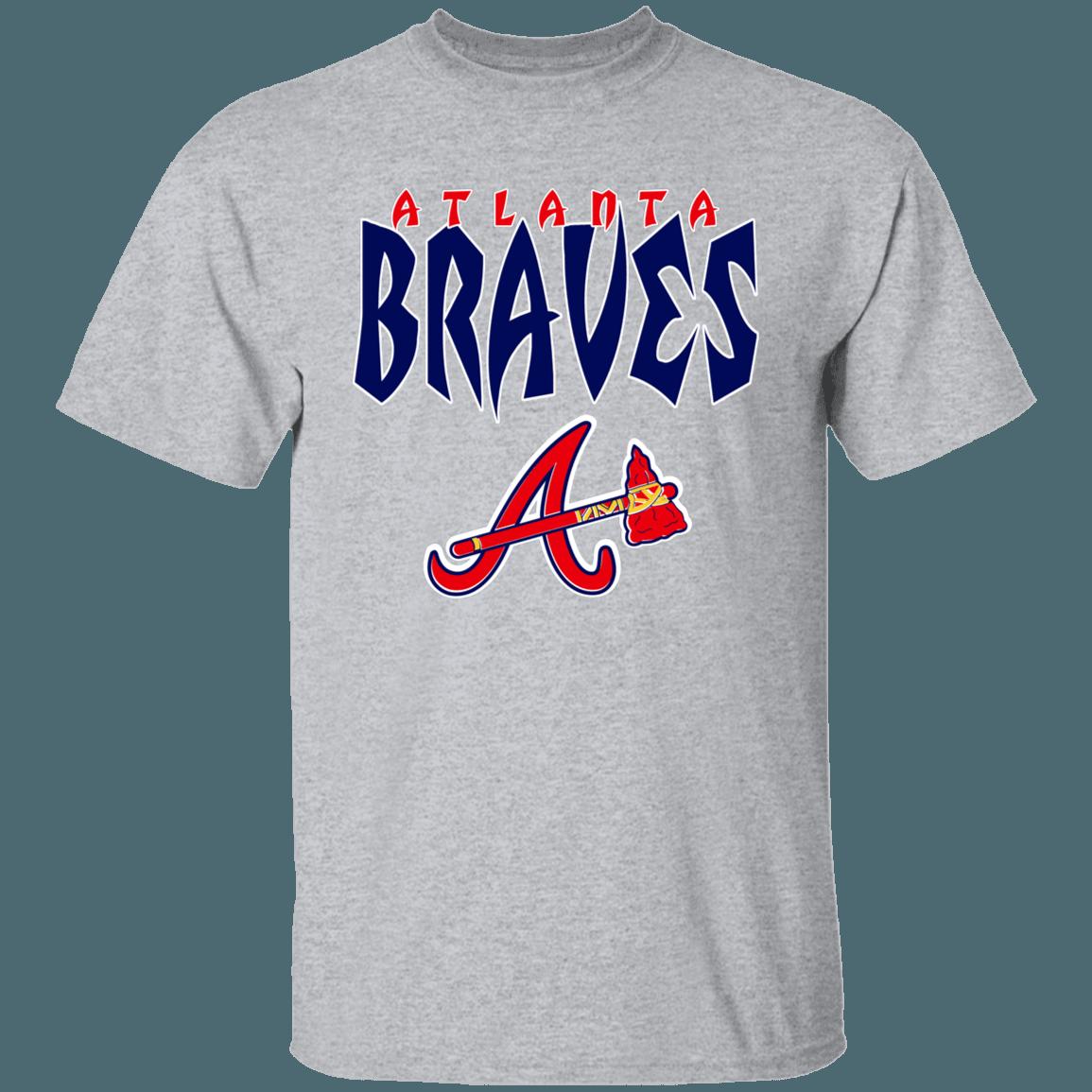 Atlanta Braves Vintage MLB T-Shirt Sweatshirt Hoodie Gifts for Baseball Fans