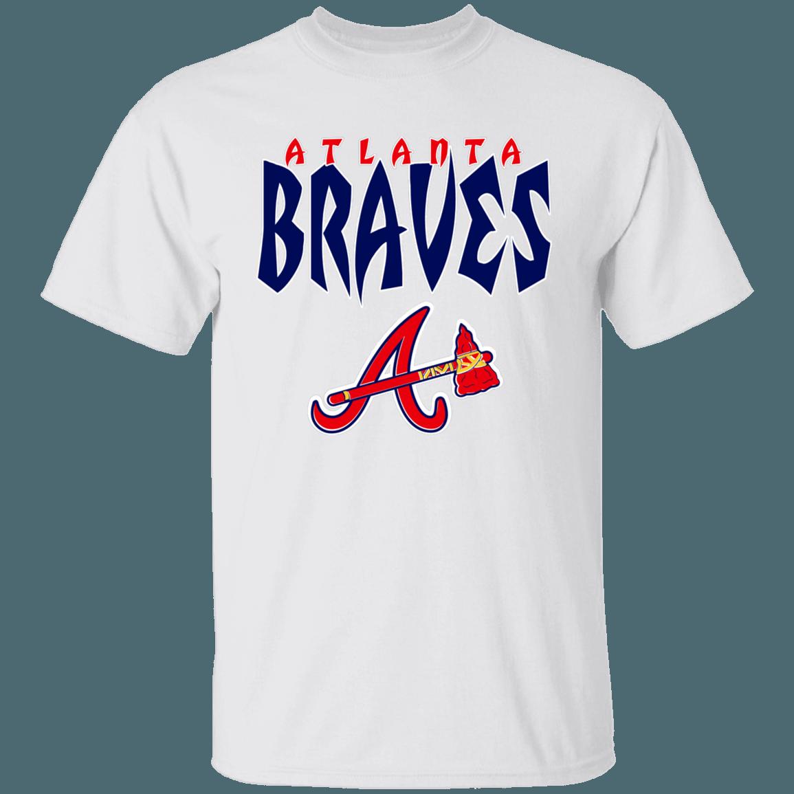 Atlanta Braves Vintage MLB T-Shirt Sweatshirt Hoodie Gifts for Baseball Fans - Image 2