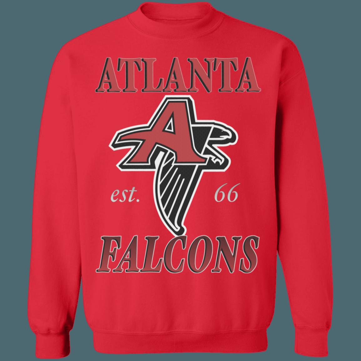 Atlanta Falcons Vintage 1960's NFL American Football Lover Sweatshirt Hoodie - Image 2