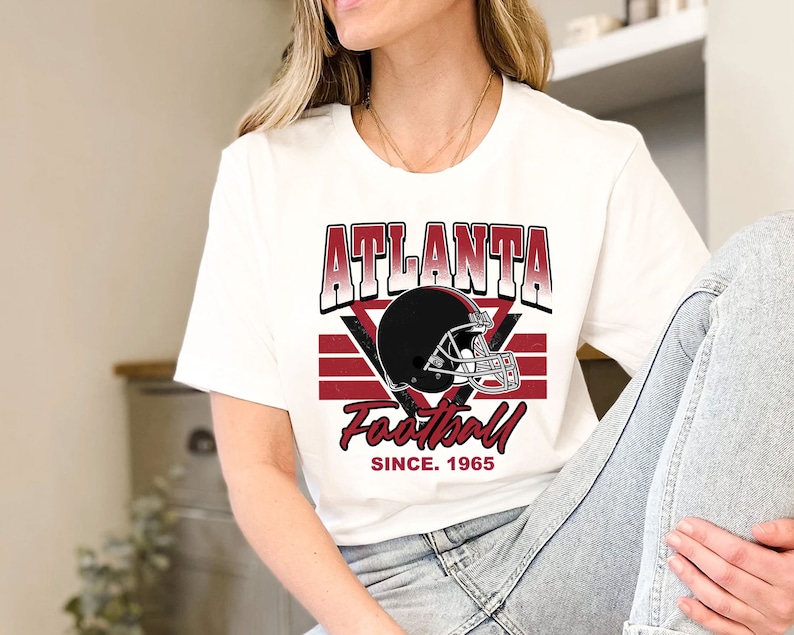 Atlanta Football Team Sweatshirt, Retro Atlanta Football Shirt for NFL Fans - Image 3