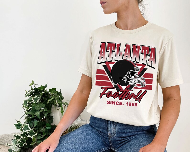 Atlanta Football Team Sweatshirt, Retro Atlanta Football Shirt for NFL Fans - Image 4