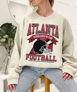 Atlanta Football Team Sweatshirt, Vintage Atlanta Football Shirt for NFL Fans