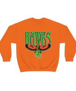 Atlanta Hawks HALLOWEEN Retro NBA Sweatshirt Hoodie Shirt For NBA Fans