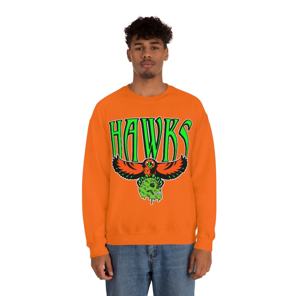 Atlanta Hawks HALLOWEEN Retro NBA Sweatshirt Hoodie Shirt For NBA Fans - Image 3