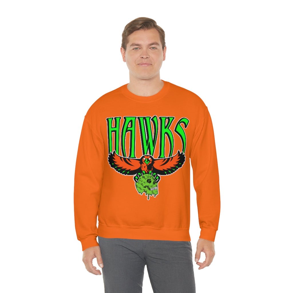 Atlanta Hawks HALLOWEEN Retro NBA Sweatshirt Hoodie Shirt For NBA Fans - Image 4