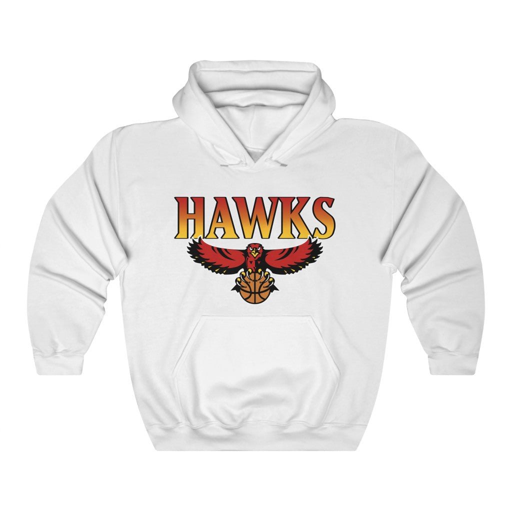 Atlanta Hawks Vintage 90's NBA Sweatshirt Hoodie Shirt For NBA Fans - Image 2