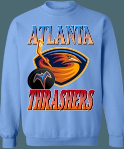 Atlanta Thrashers Vintage NHL Sweatshirt Hoodie TShirt For Hockey Lovers Sweater