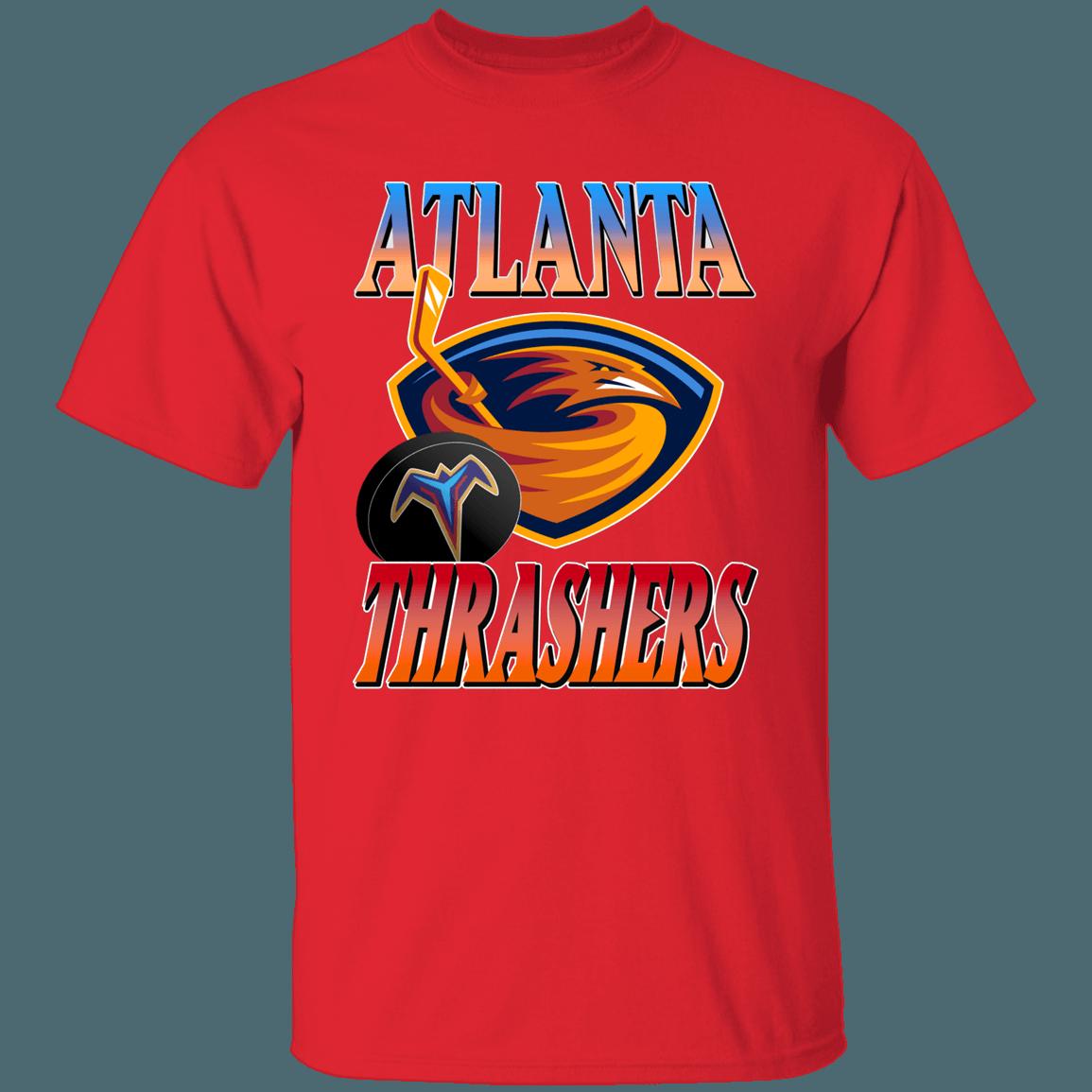 Atlanta Thrashers Vintage NHL T-Shirt Sweatshirt Hoodie National Hockey League Shirt - Image 4