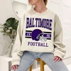 Baltimore Football Sweatshirt, Vintage Retro Baltimore Football Shirt for NFL Fans