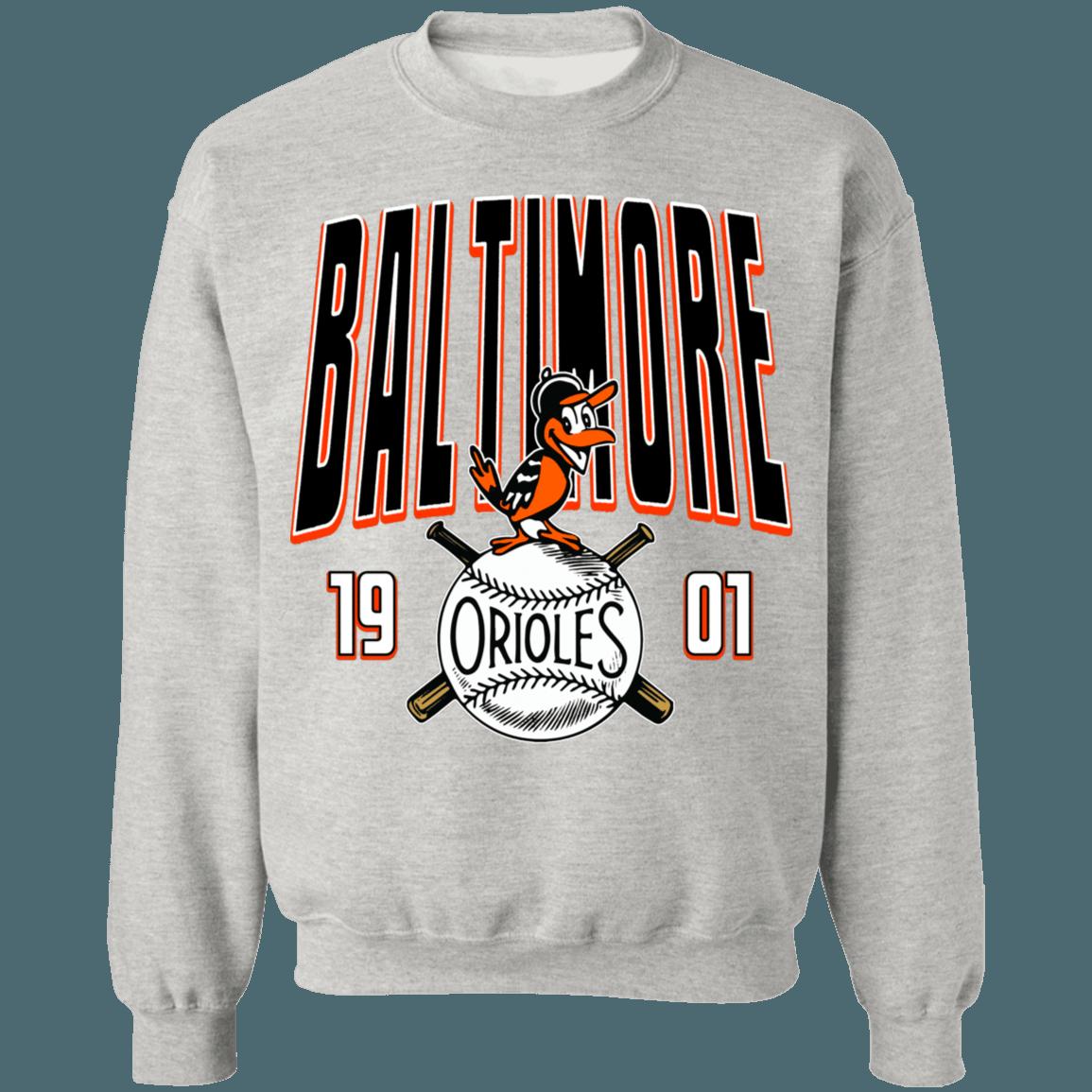 Baltimore Orioles 1901 Vintage MLB Unisex Sweatshirt Hoodie Shirt - Image 2