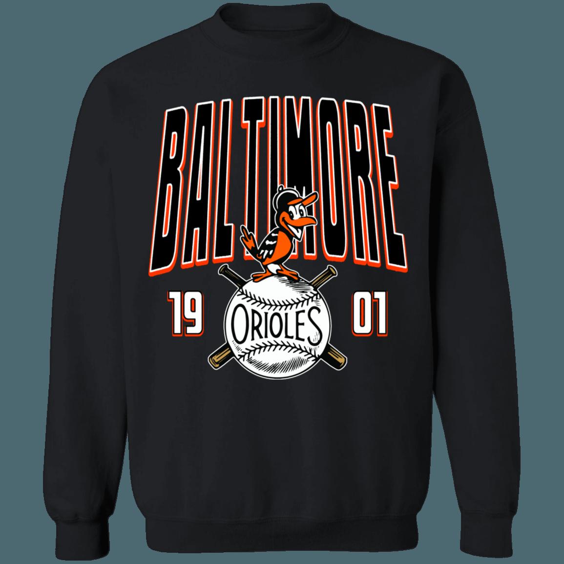 Baltimore Orioles 1901 Vintage MLB Unisex Sweatshirt Hoodie Shirt - Image 4