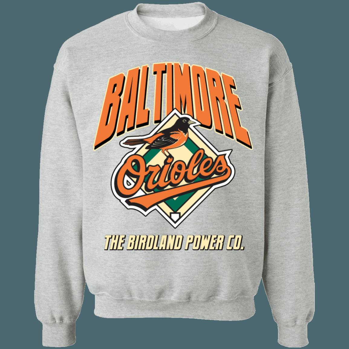 Baltimore Orioles BIRDLAND Vintage MLB Unisex Sweatshirt Hoodie Shirt - Image 2