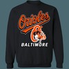 Baltimore Orioles Retro MLB Crewneck Sweatshirt Hoodie Shirt for Baseball Fans