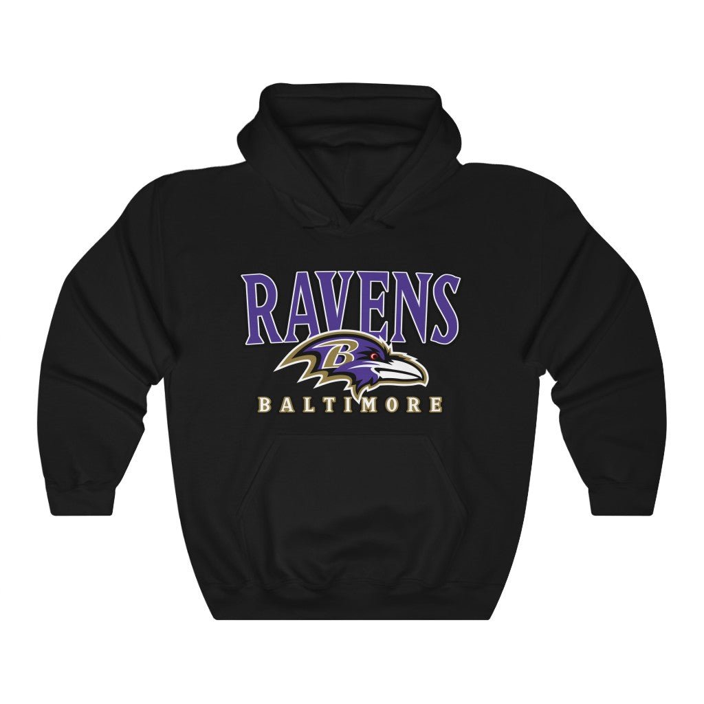 Baltimore Ravens Retro NFL Unisex Hoodie Sweatshirt Sport Shirt