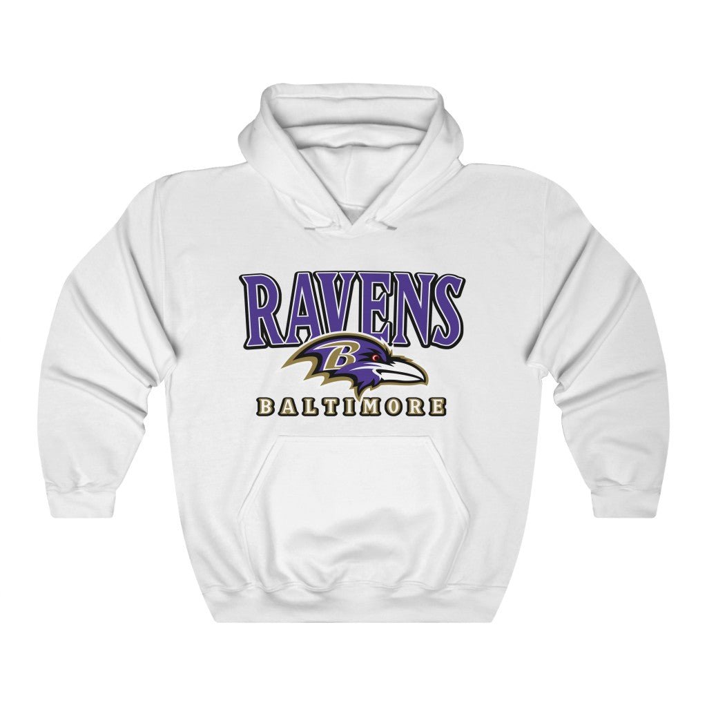 Baltimore Ravens Retro NFL Unisex Hoodie Sweatshirt Sport Shirt - Image 2