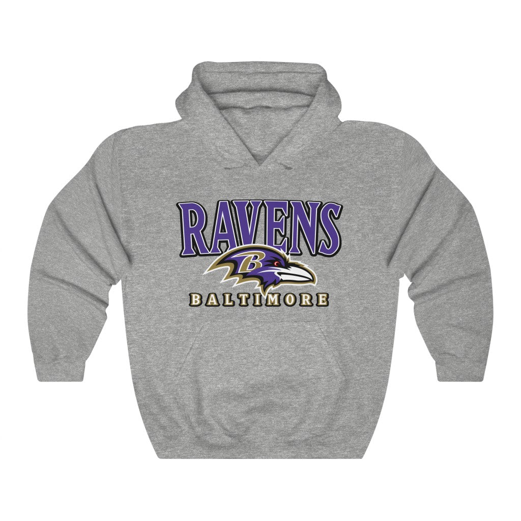 Baltimore Ravens Retro NFL Unisex Hoodie Sweatshirt Sport Shirt - Image 4