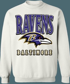 Baltimore Ravens Vintage NFL American Football Lover Sweatshirt Hoodie