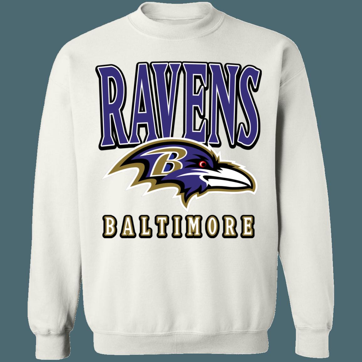 Baltimore Ravens Vintage NFL American Football Lover Sweatshirt Hoodie