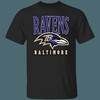 Baltimore Ravens Vintage NFL T-Shirt Sweatshirt Hoodie Gifts for Fans