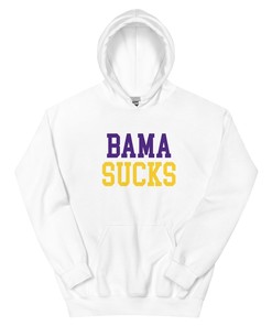 Bama Sucks LSU Rivalry Hoodie Sweatshirt Sport Shirt