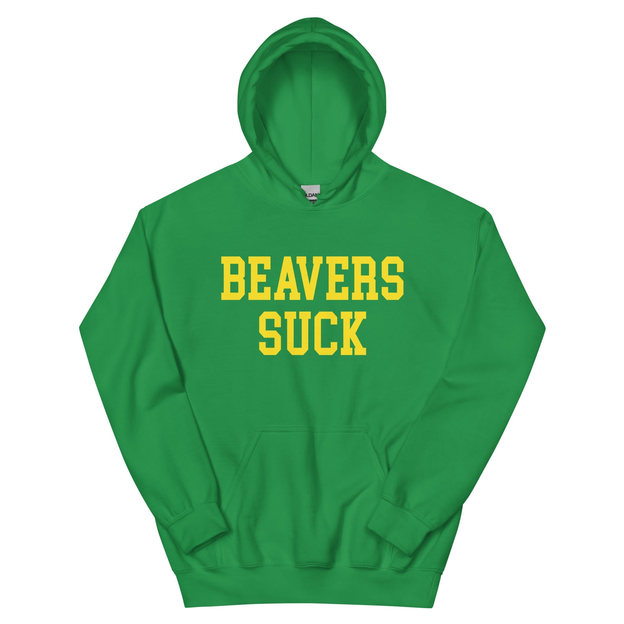 Beavers Suck Oregon Rivalry Hoodie Sweatshirt Sport Shirt Green