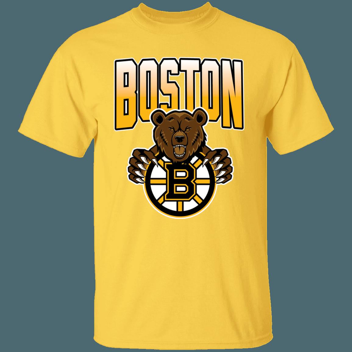 Boston Bruins BROWN BEAR 90's Retro NHL T-Shirt Sweatshirt Hoodie National Hockey League Shirt - Image 2