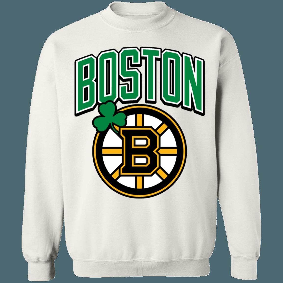 Boston Bruins Celtics Retro NHL NBA Vintage Sweatshirt Hoodie Shirt For NBA Fans - Image 3