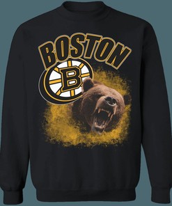 Boston Bruins Vintage NHL Sweatshirt Hoodie TShirt For Hockey Lovers