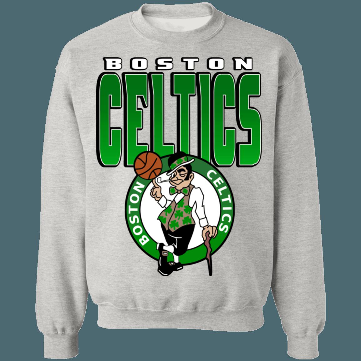 Boston Celtics GRADIENT Retro NBA Vintage Sweatshirt Hoodie Shirt For NBA Fans - Image 4