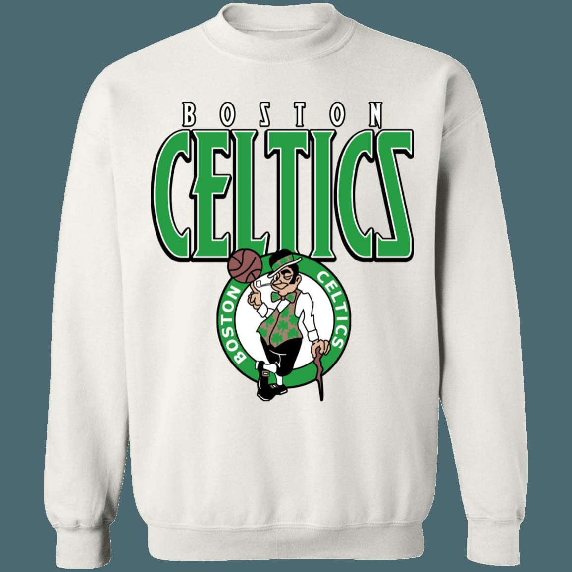 Boston Celtics Retro NBA Sweatshirt Hoodie Shirt For NBA Fans - Image 2