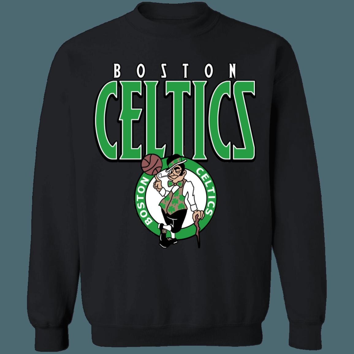 Boston Celtics Retro NBA Sweatshirt Hoodie Shirt For NBA Fans - Image 3