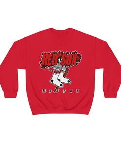 Boston Red Sox HALLOWEEN Retro MLB Crewneck Sweatshirt Hoodie Shirt for Baseball Fans