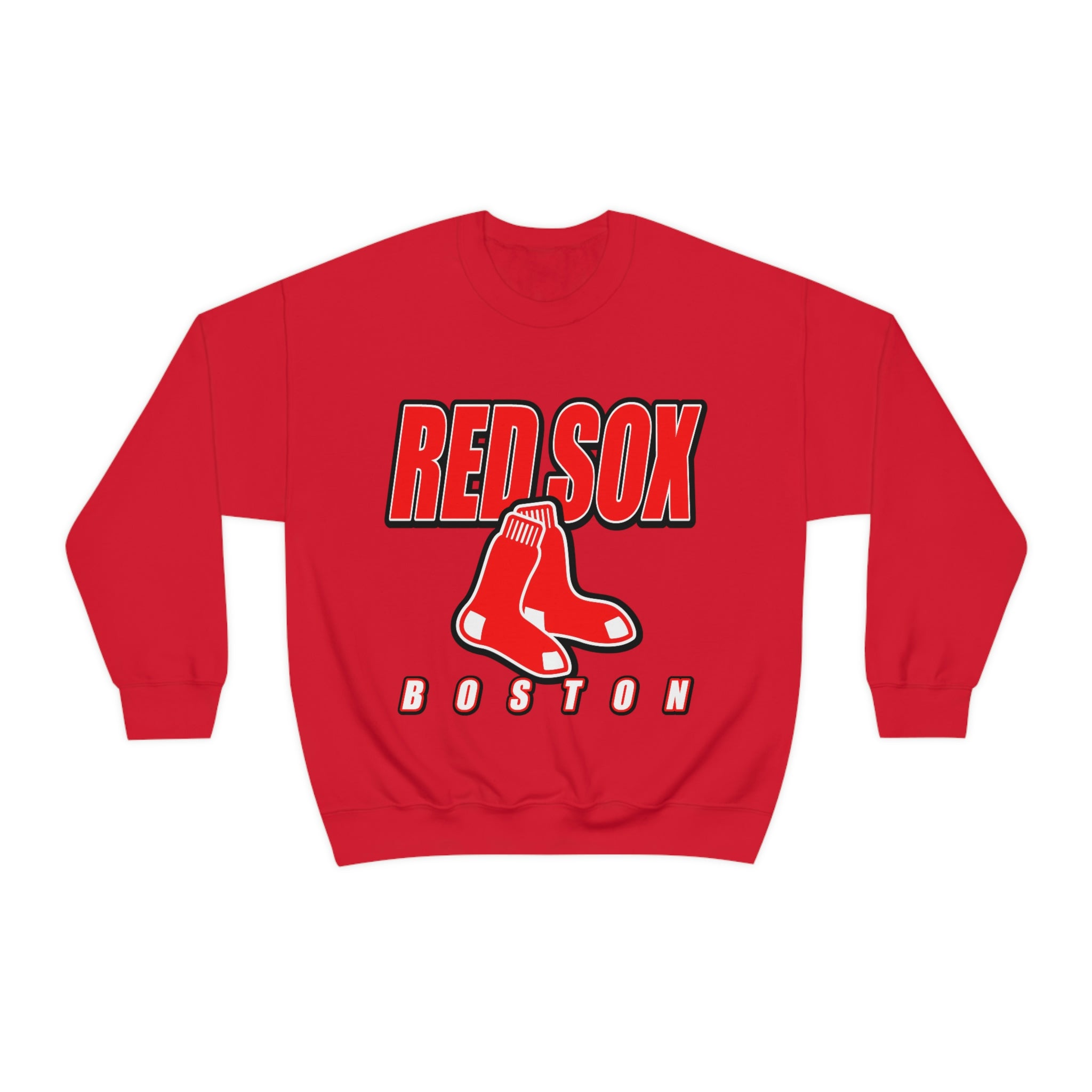 Boston Red Sox Vintage 90's MLB Crewneck Sweatshirt Hoodie Shirt for Baseball Fans - Image 2