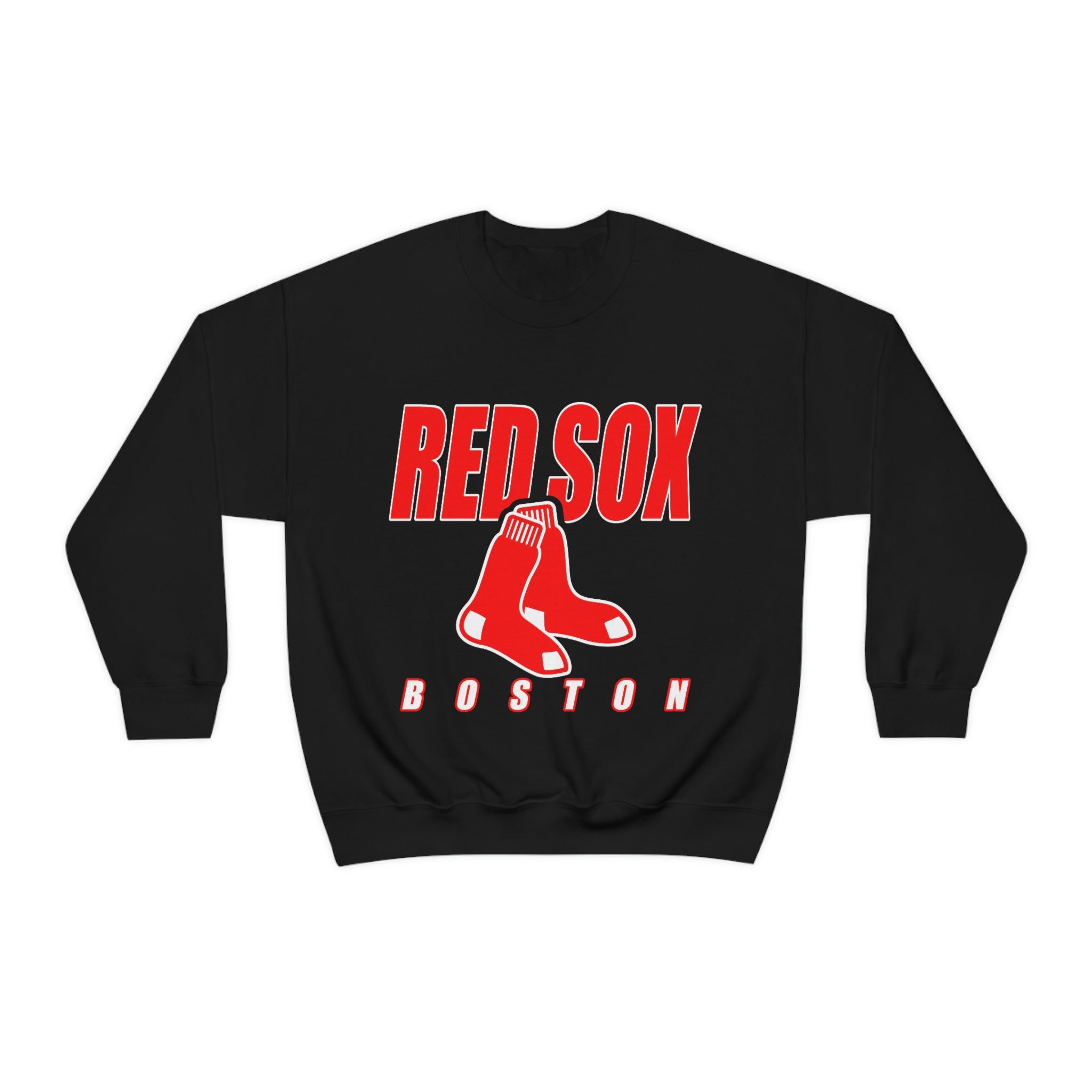 Boston Red Sox Vintage 90's MLB Crewneck Sweatshirt Hoodie Shirt for Baseball Fans - Image 4