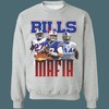 Buffalo Bills BILLS MAFIA Retro NFL Crewneck Sweatshirt Hoodie Shirt Gifts for NFL Fans