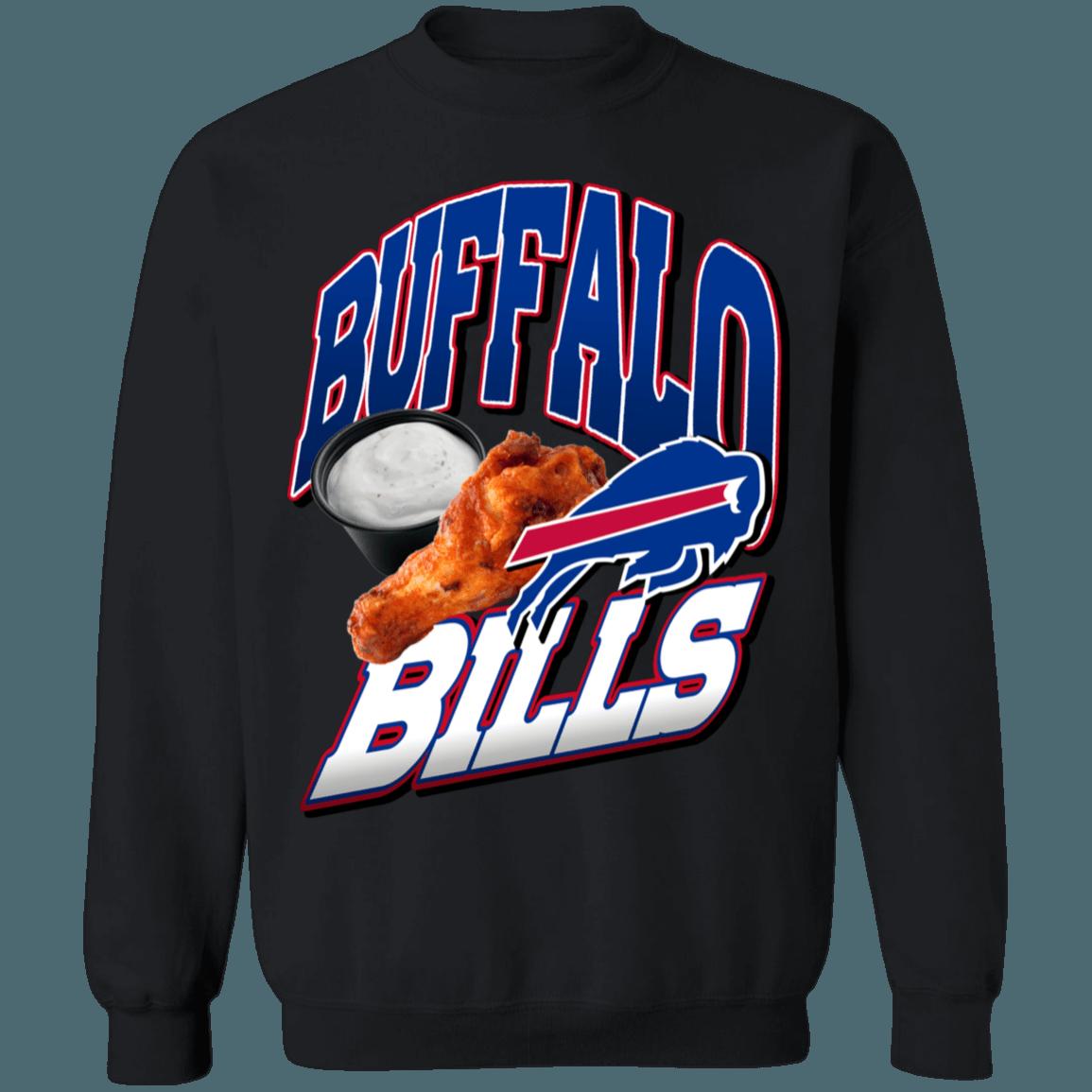 Buffalo Bills BUFFALO WINGS NFL American Football Lover Sweatshirt Hoodie - Image 2