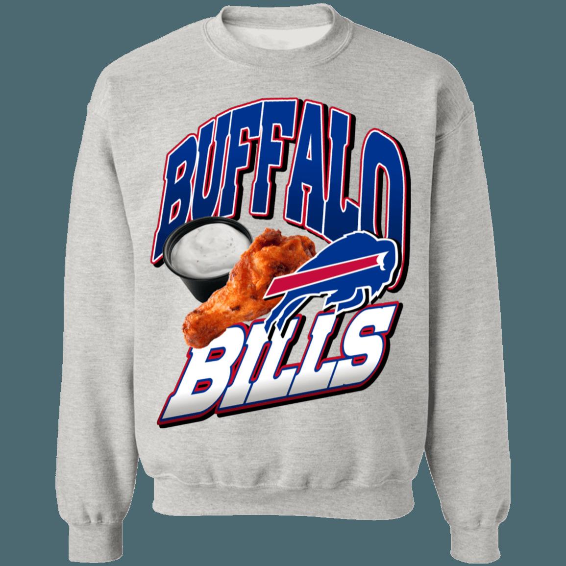 Buffalo Bills BUFFALO WINGS NFL American Football Lover Sweatshirt Hoodie - Image 3
