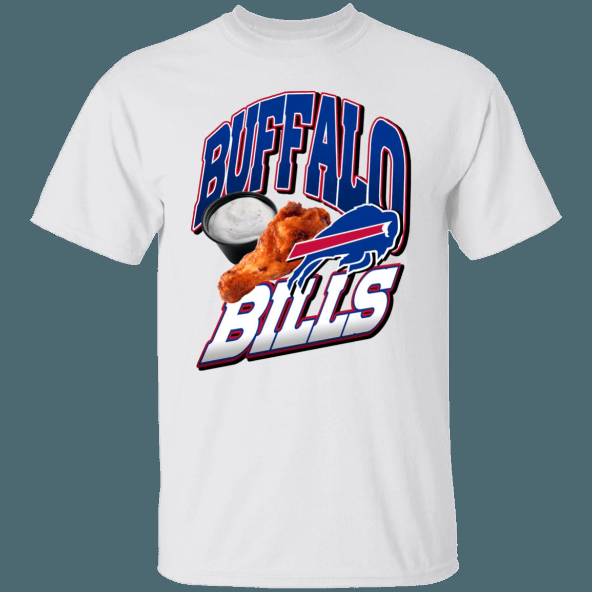 Buffalo Bills BUFFALO WINGS NFL T-Shirt Sweatshirt Hoodie Gifts for Fans - Image 2