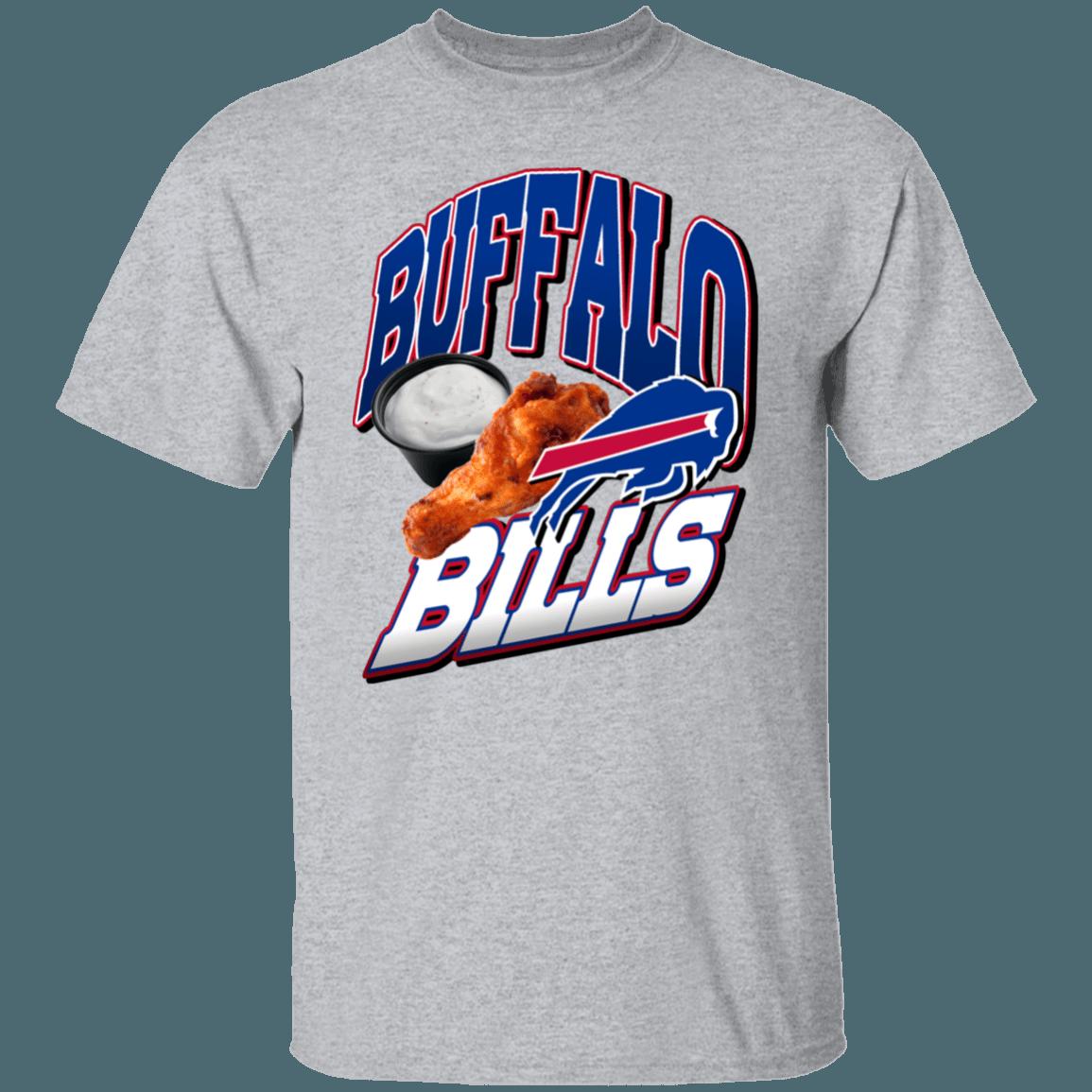 Buffalo Bills BUFFALO WINGS NFL T-Shirt Sweatshirt Hoodie Gifts for Fans - Image 4