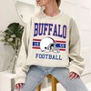 Buffalo Football Sweatshirt, Vintage Retro Buffalo Football Shirt for NFL Fans