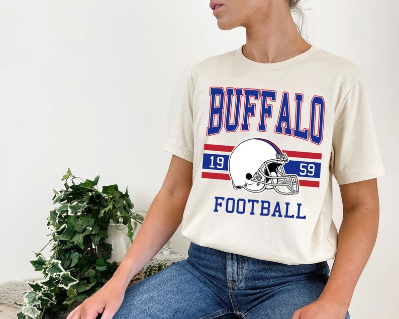 Buffalo Football Sweatshirt, Vintage Retro Buffalo Football Shirt for NFL Fans - Image 4