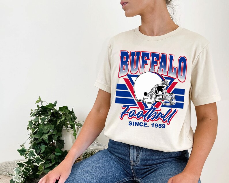 Buffalo Football Team Sweatshirt, Vintage Buffalo Football Shirt for NFL Fans - Image 4
