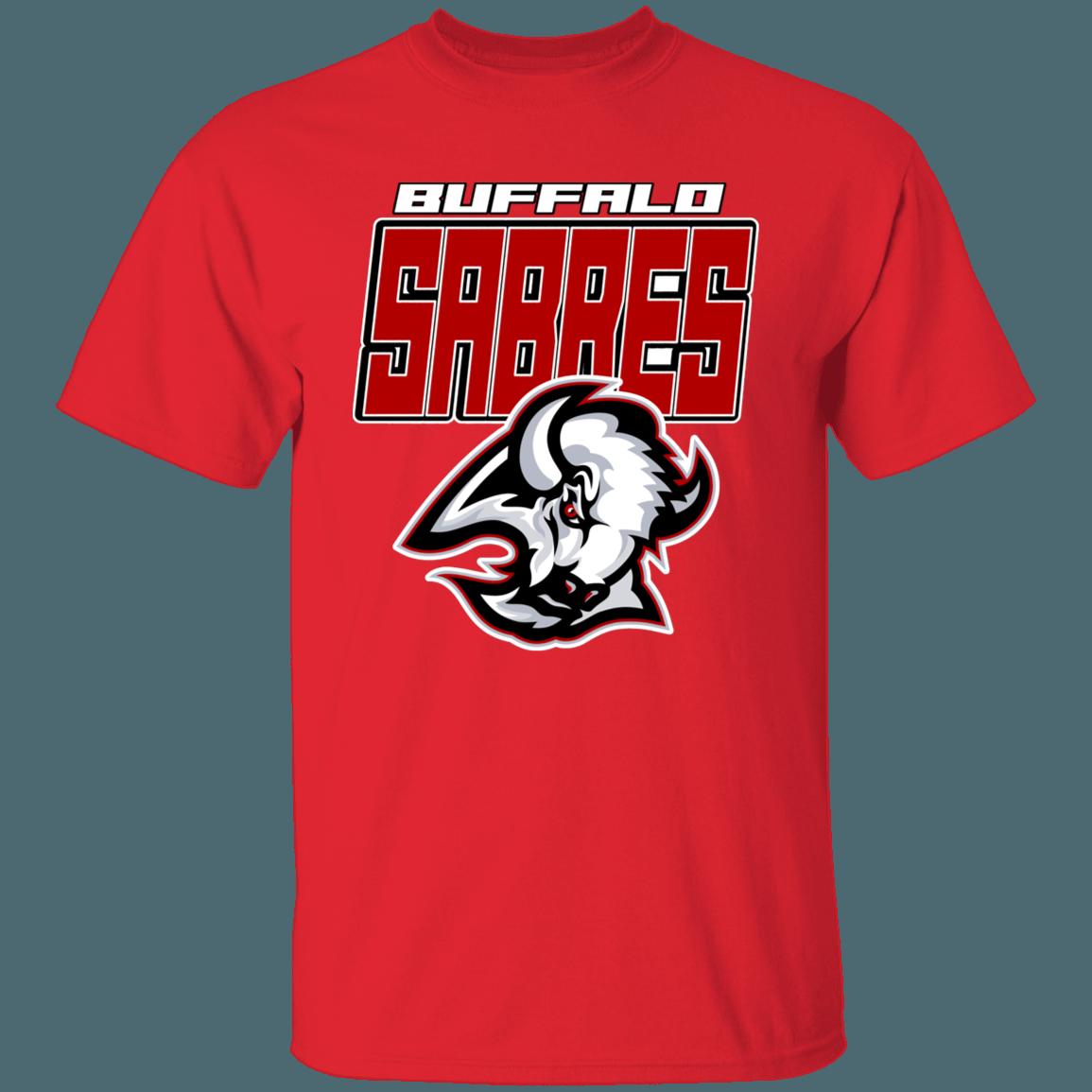 Buffalo Sabres BUFFALO HEAD 90's Retro NHL T-Shirt Sweatshirt Hoodie Gifts for NHL Fans - Image 4