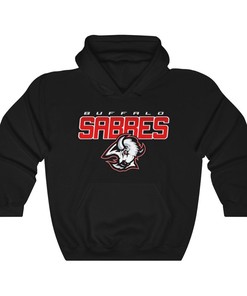 Buffalo Sabres Goat Head Vintage 90's NHL Heavyweight Hoodie Sweatshirt Sport Shirt
