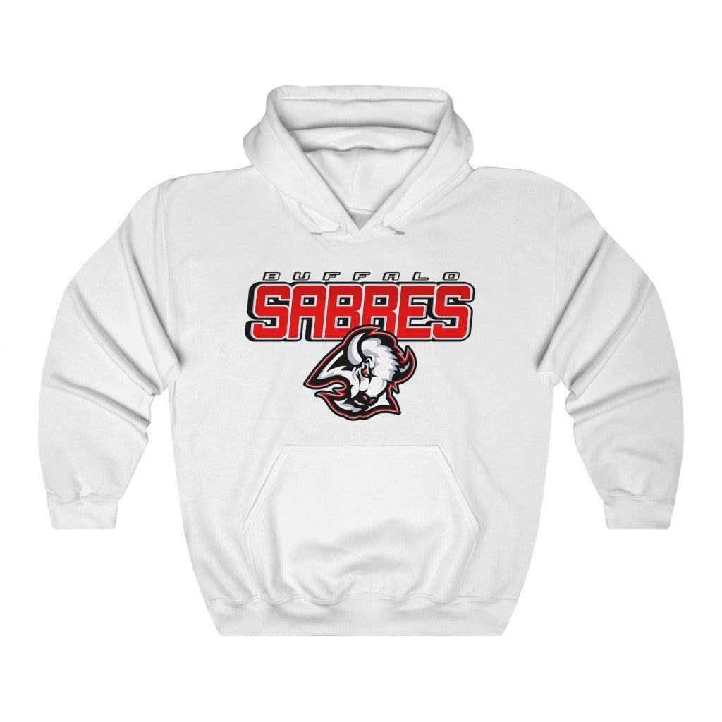 Buffalo Sabres Goat Head Vintage 90's NHL Heavyweight Hoodie Sweatshirt Sport Shirt - Image 2