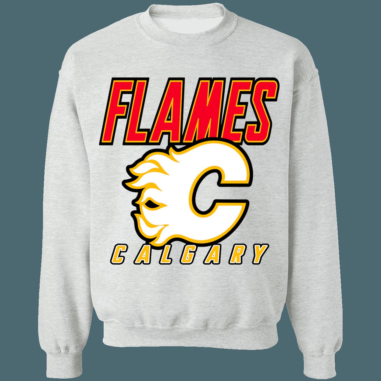 Calgary Flames 90's Retro NHL Sweatshirt Hoodie TShirt For Hockey Lovers